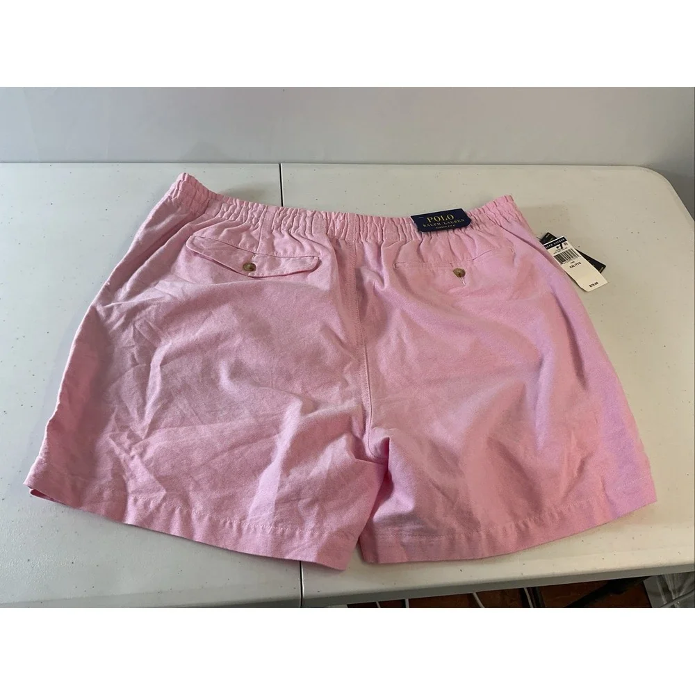 New Polo Ralph Lauren Men's 6-Inch Classic Polo Prepster Shorts Stretch Pink XXL